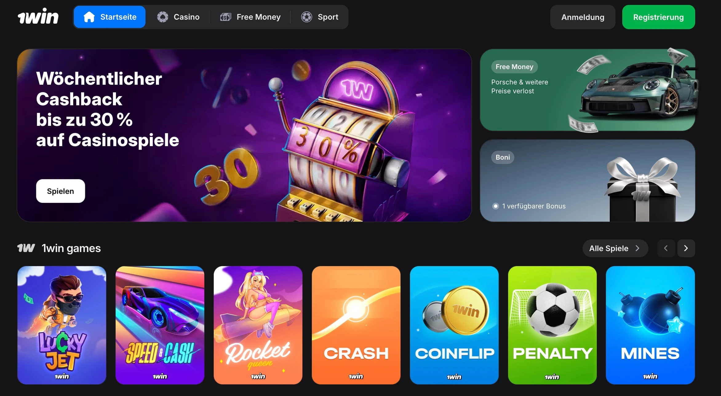 1win crypto casino